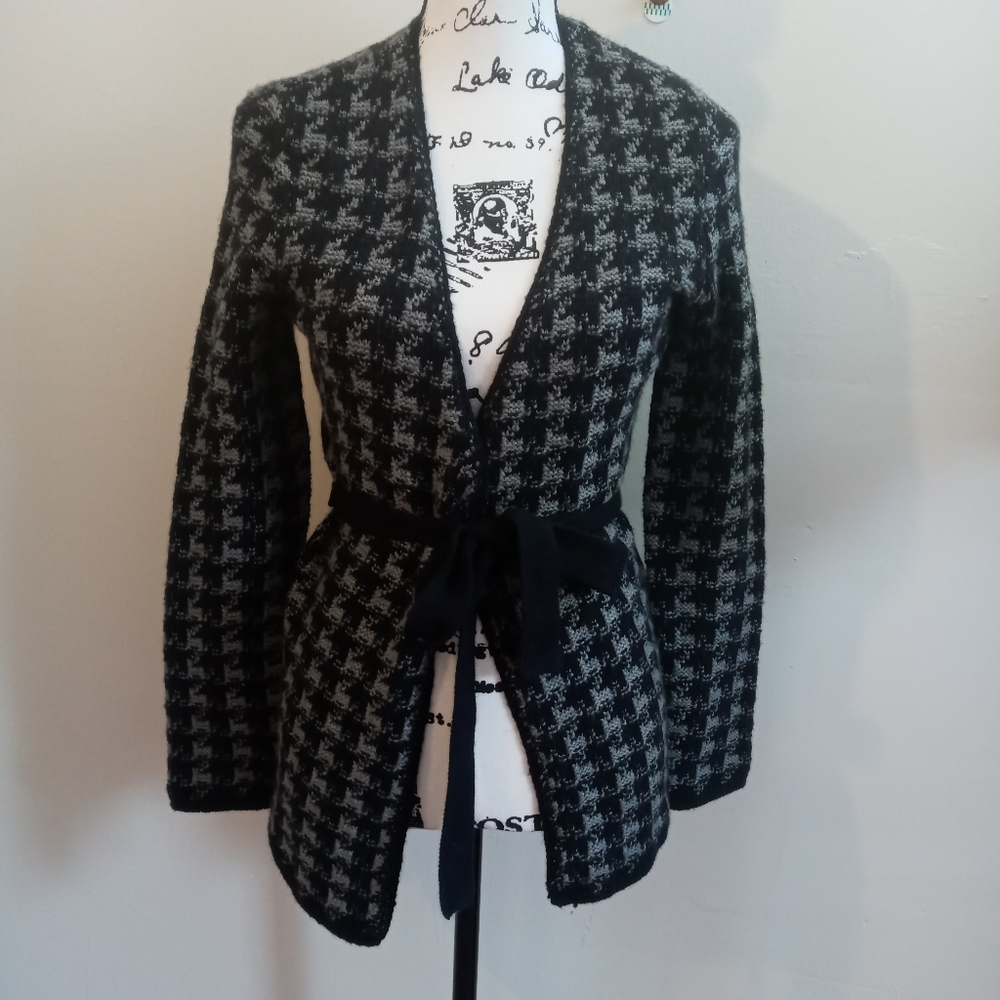 Brooks Brothers Belted Cashmere Silk Cardigan XS